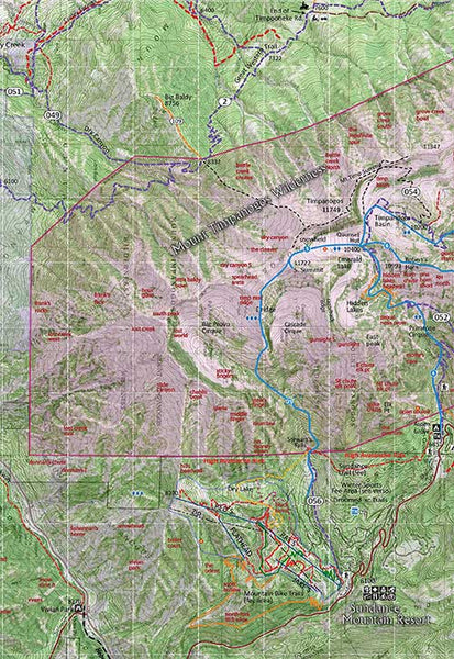 Wasatch Touring Map 3 - Southern Wasatch Backcountry