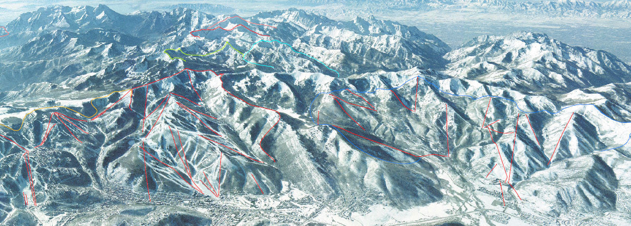 Utah Ski Touring Maps and Posters