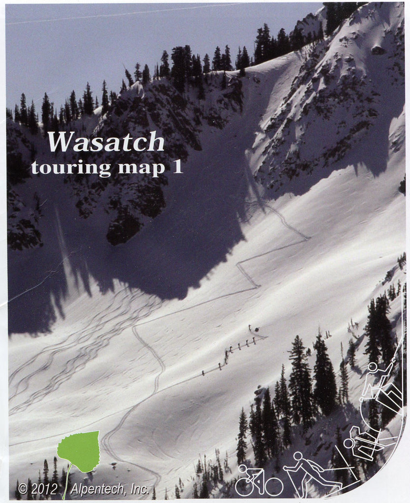 ON SALE! ~ Wasatch Touring Map 1 - Paper version